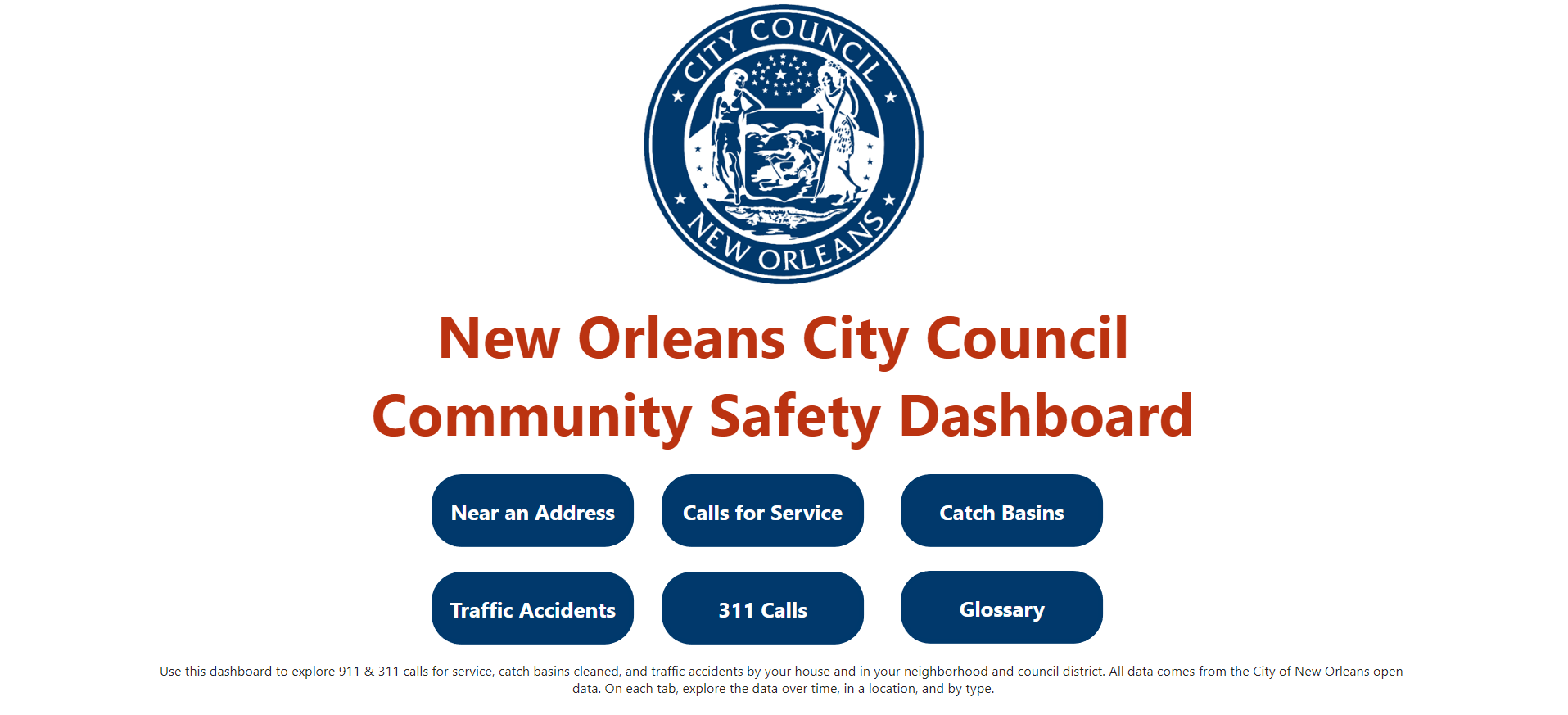 Community Safety Dashboard
