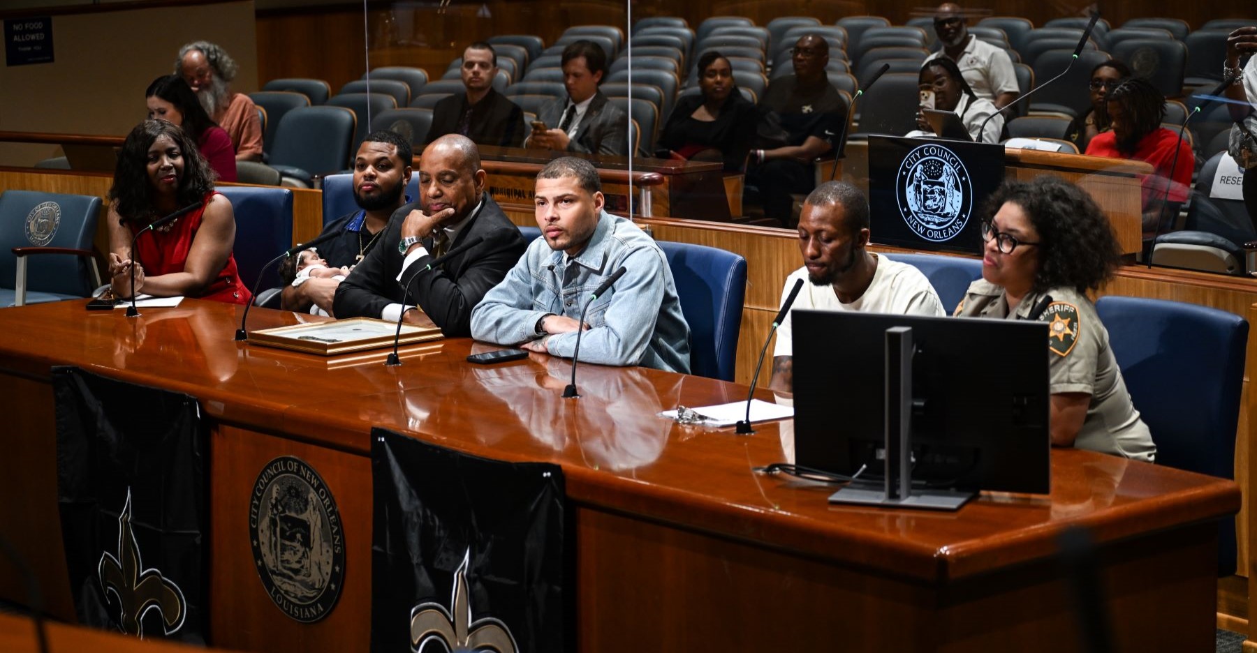 Miss Carrietta Youngblood was recognized for her active participation as a summer intern in the District D office